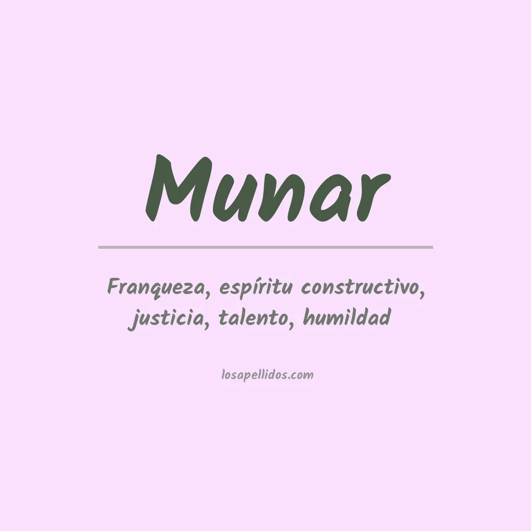 Apellido Munar