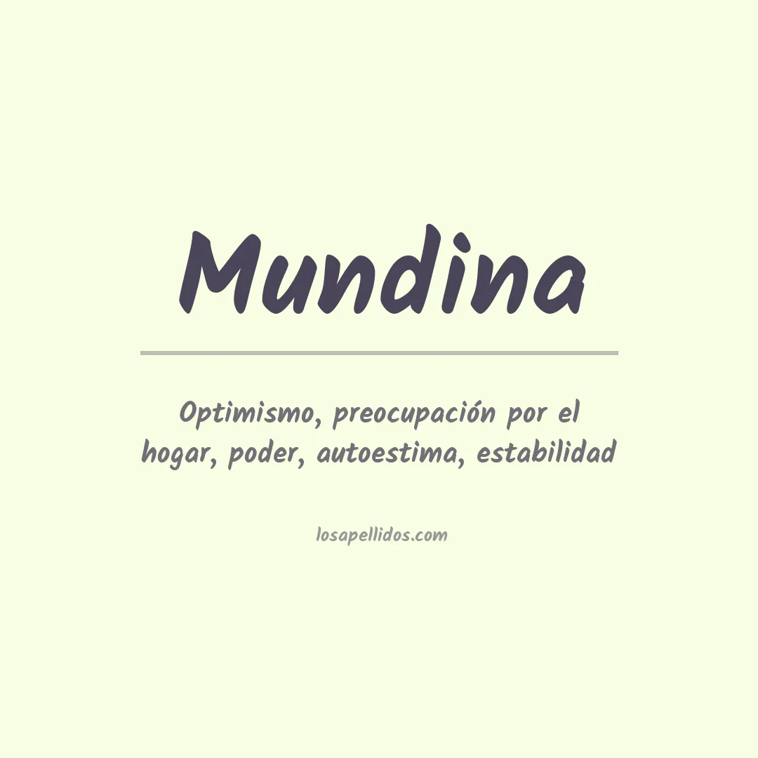 Apellido Mundina