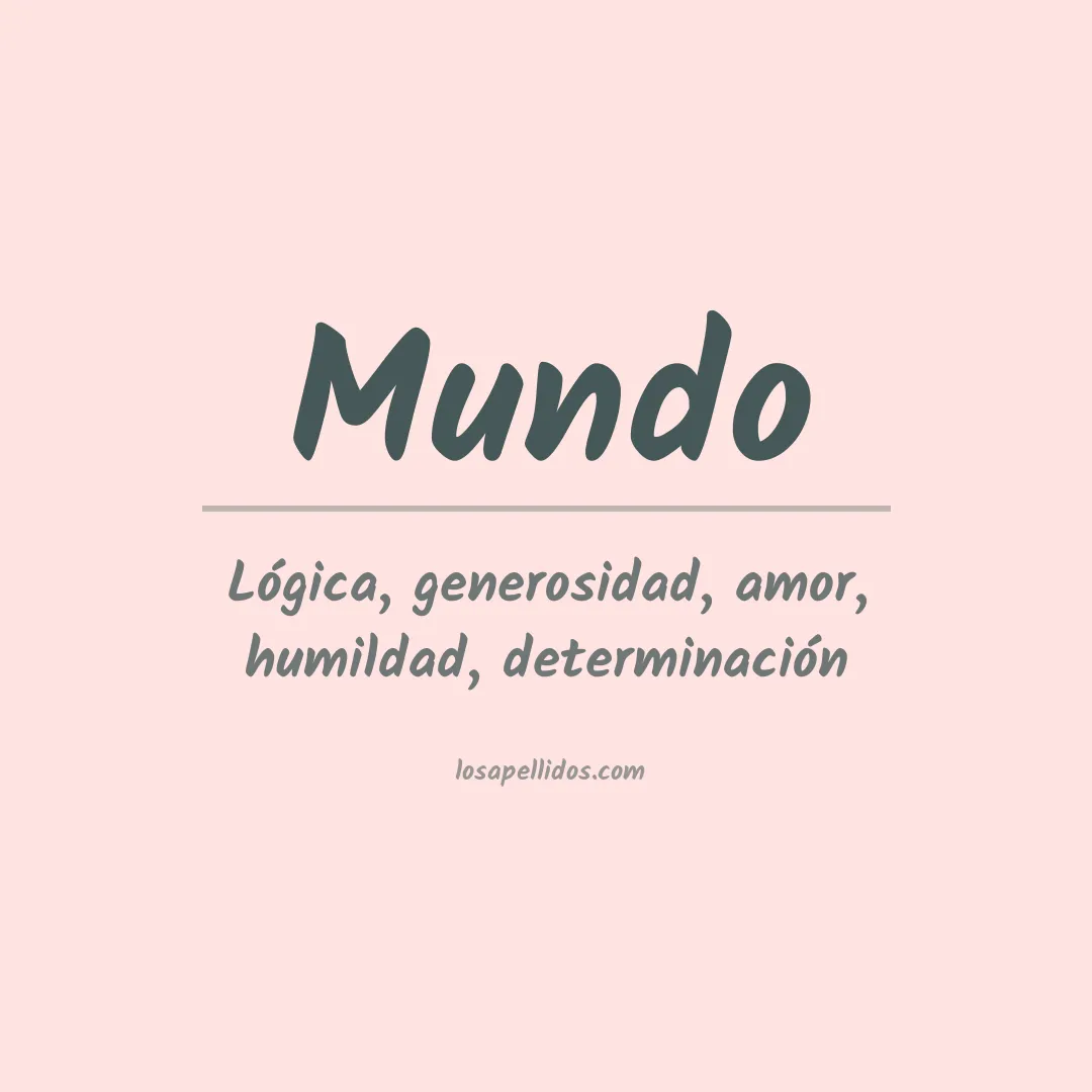 Apellido Mundó