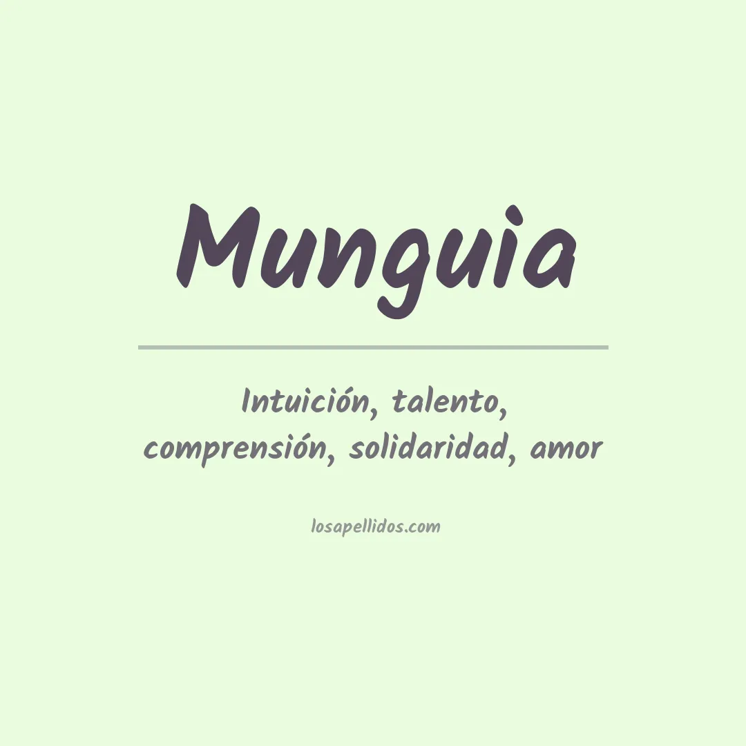 Apellido Munguía