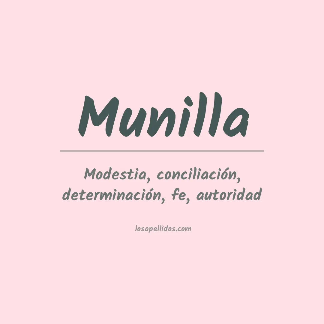 Apellido Munilla