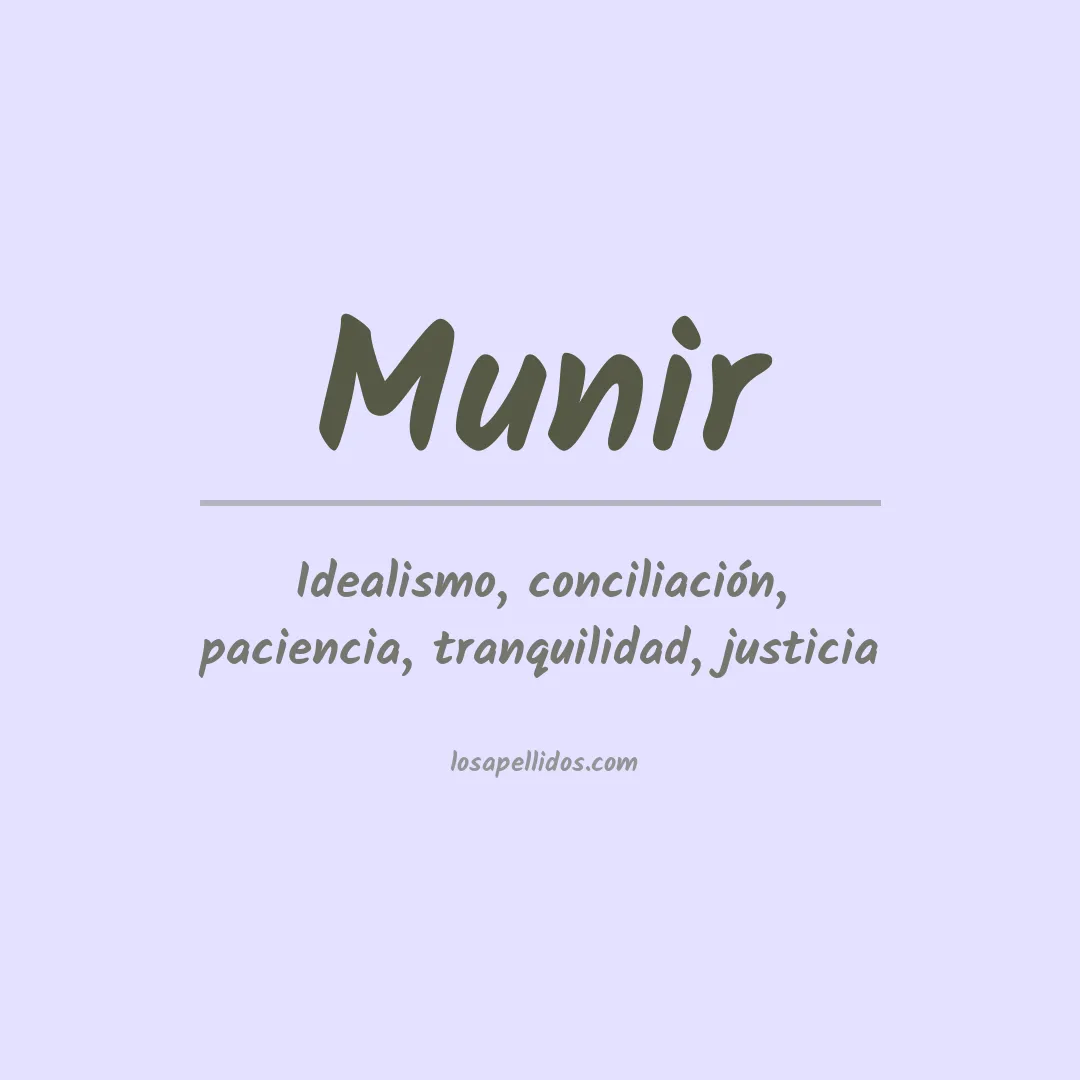 Apellido Munir