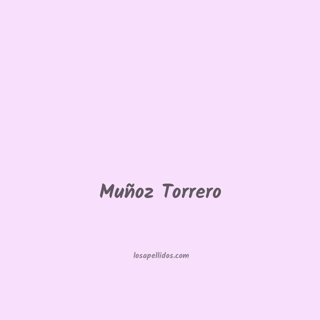 Muñoz torrero en chino