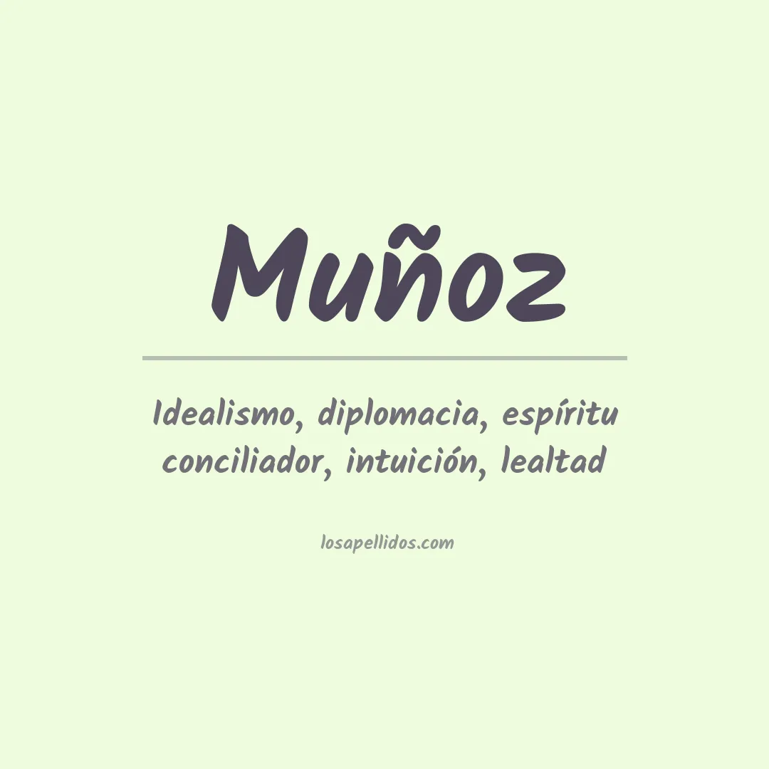 Apellido Muñoz