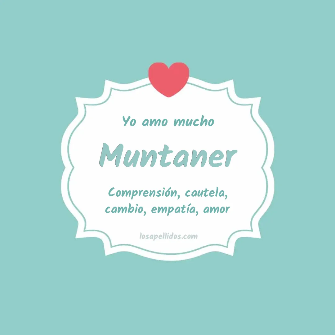 Yo amo mucho Muntaner