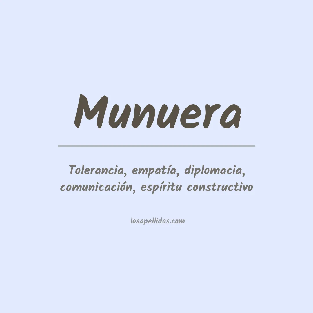 Apellido Munuera