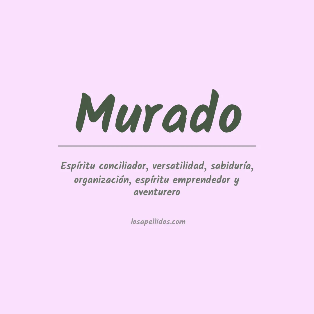 Apellido Murado