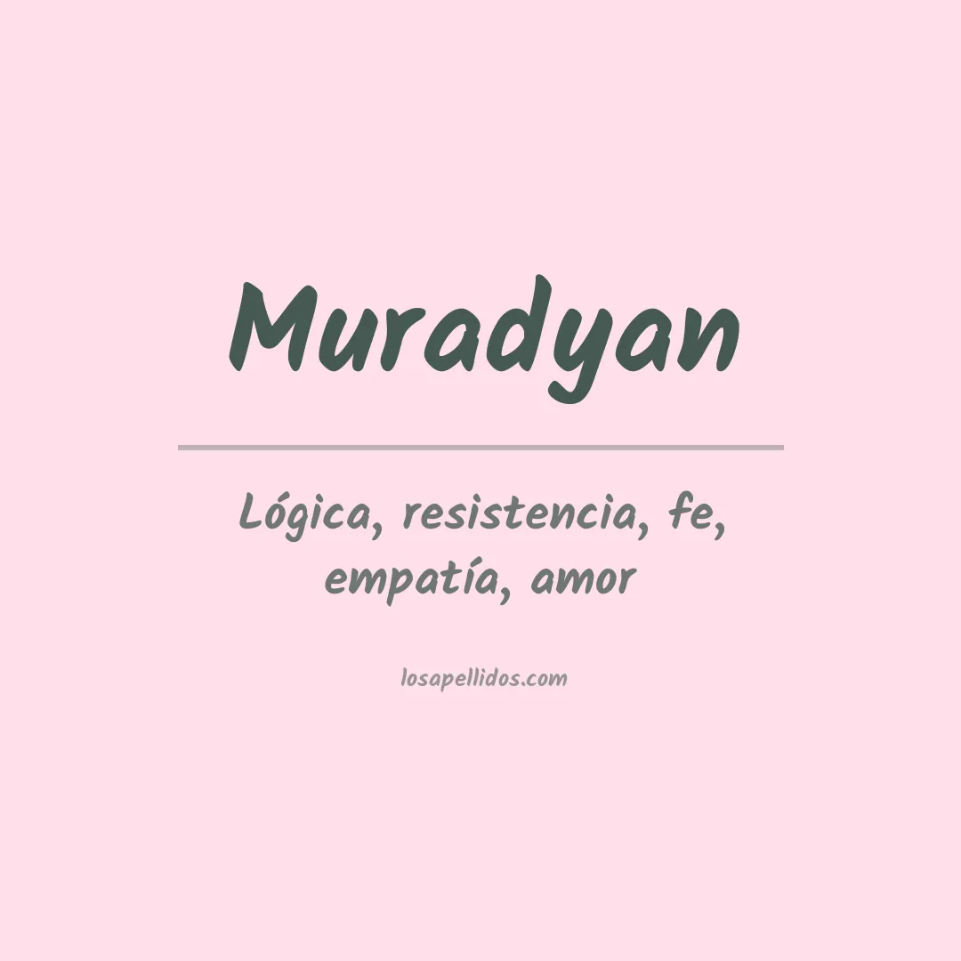 Apellido Muradyan