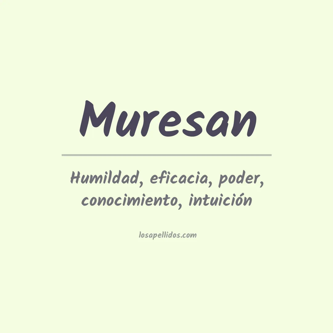 Apellido Muresan
