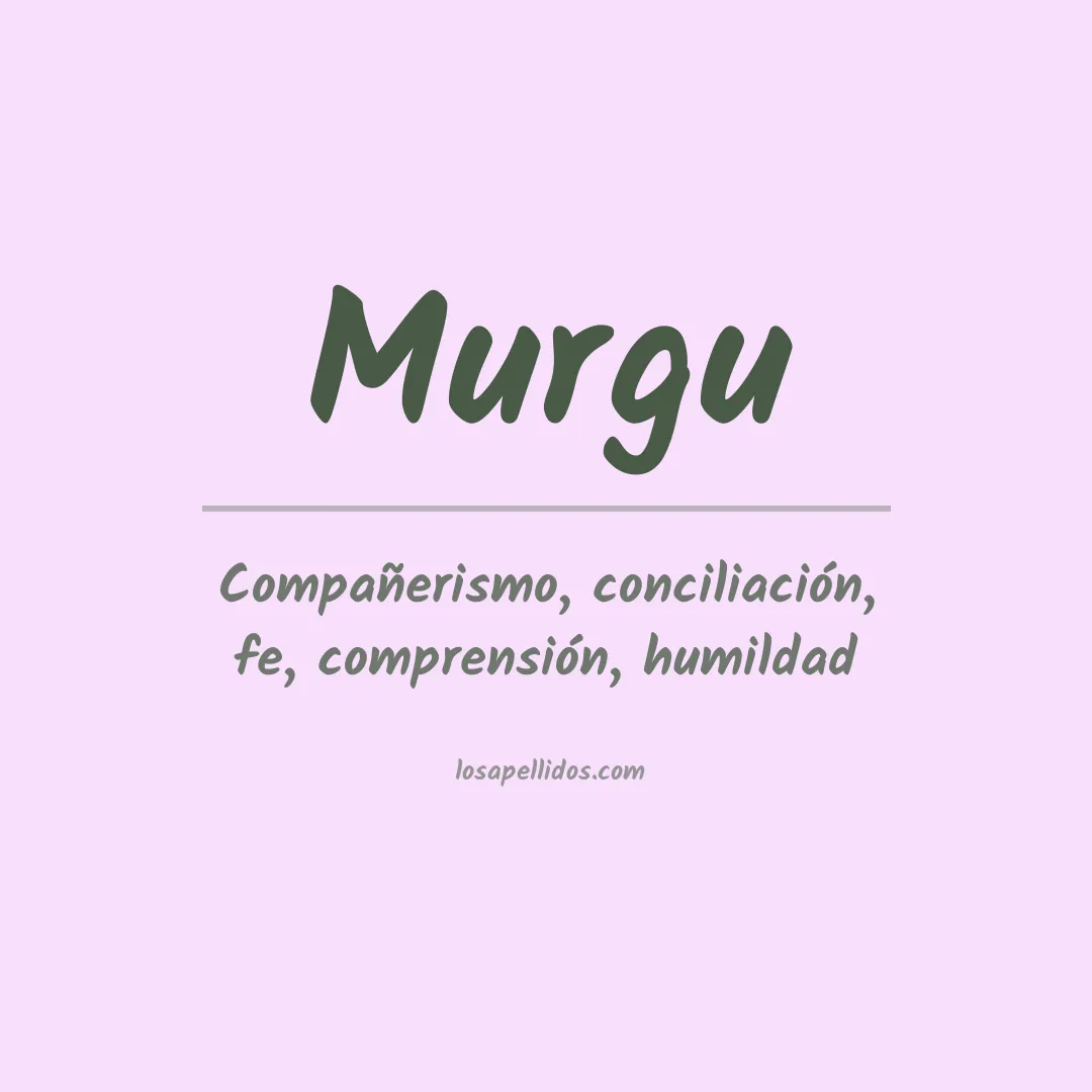 Apellido Murgu