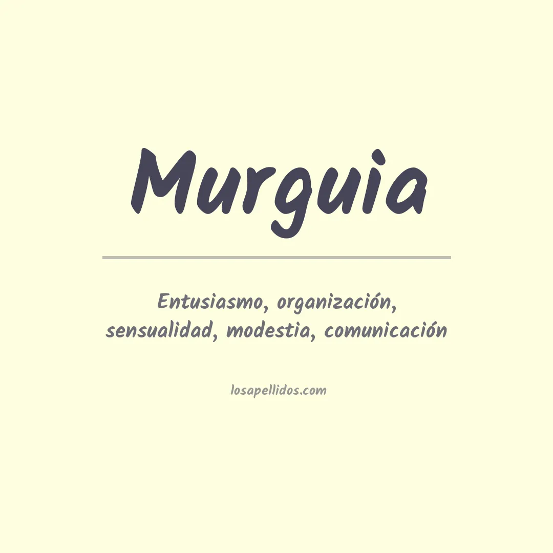 Apellido Murguía