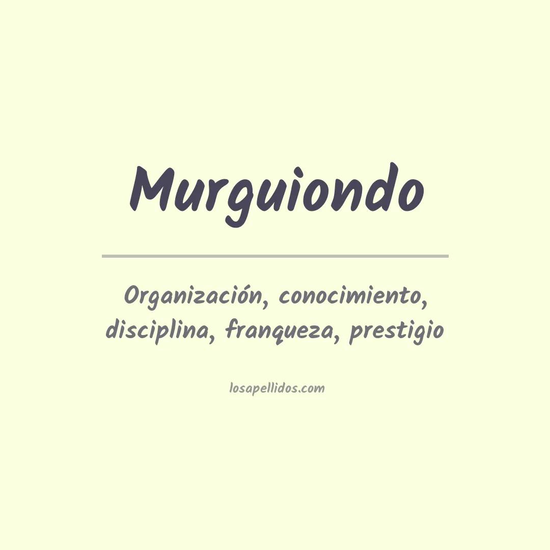 Apellido Murguiondo