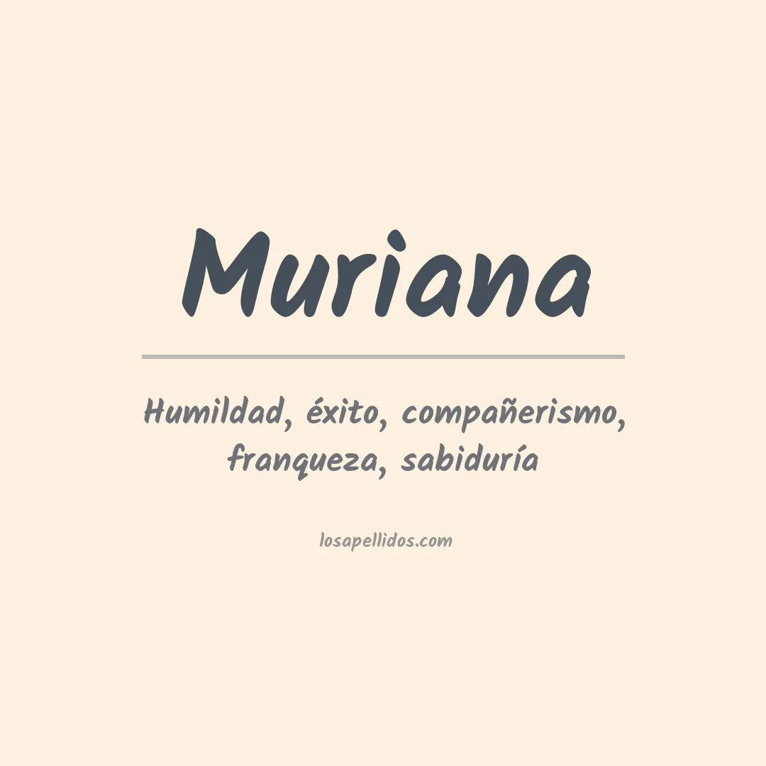 Apellido Muriana