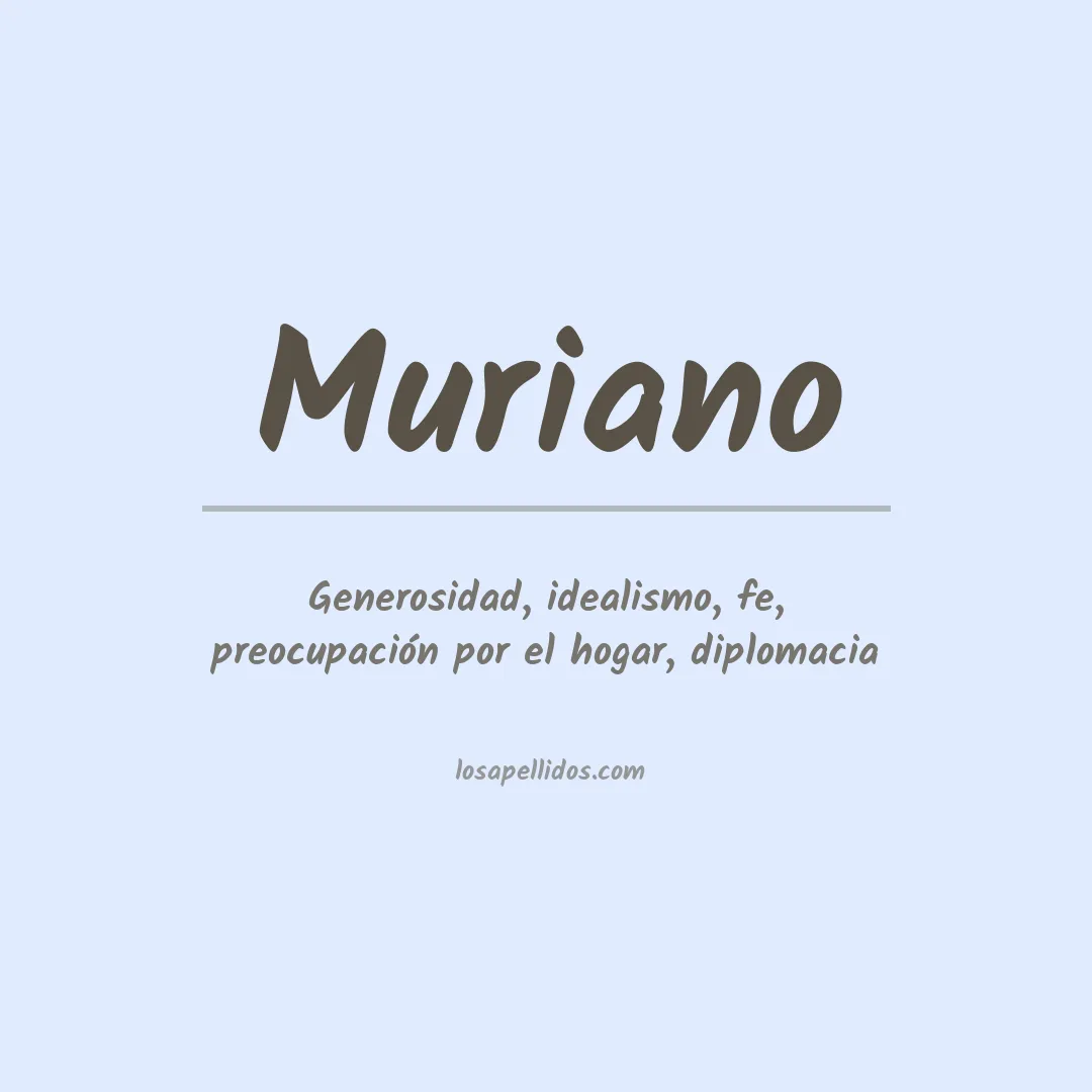 Apellido Muriano