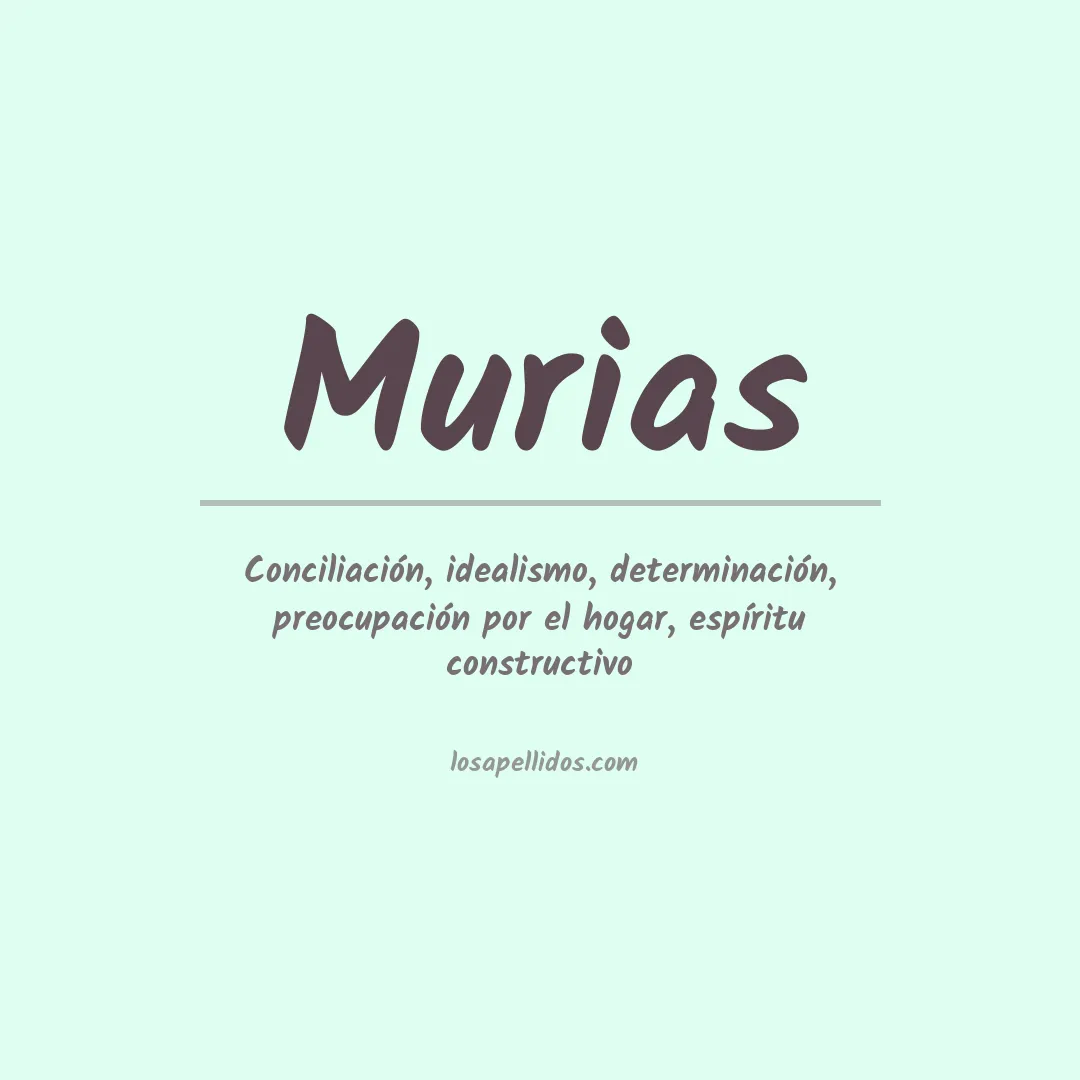 Apellido Murias
