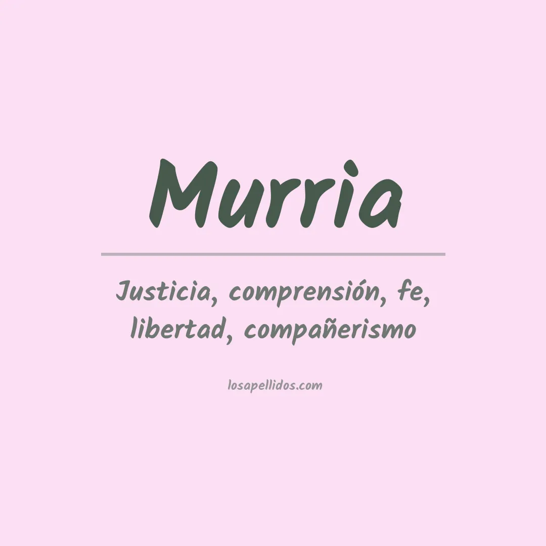 Apellido Murria