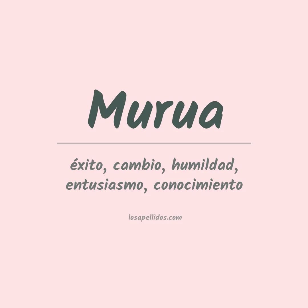 Apellido Murua