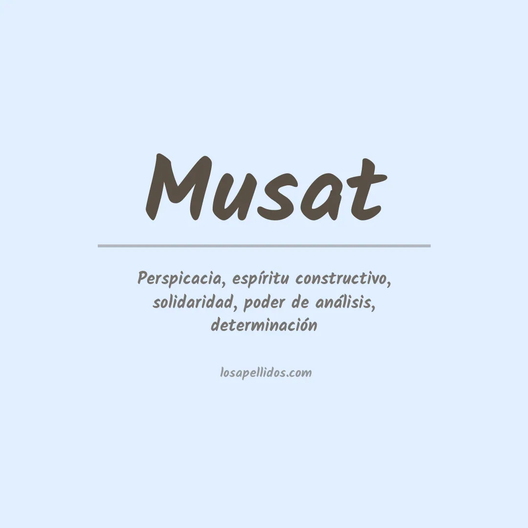 Apellido Musat