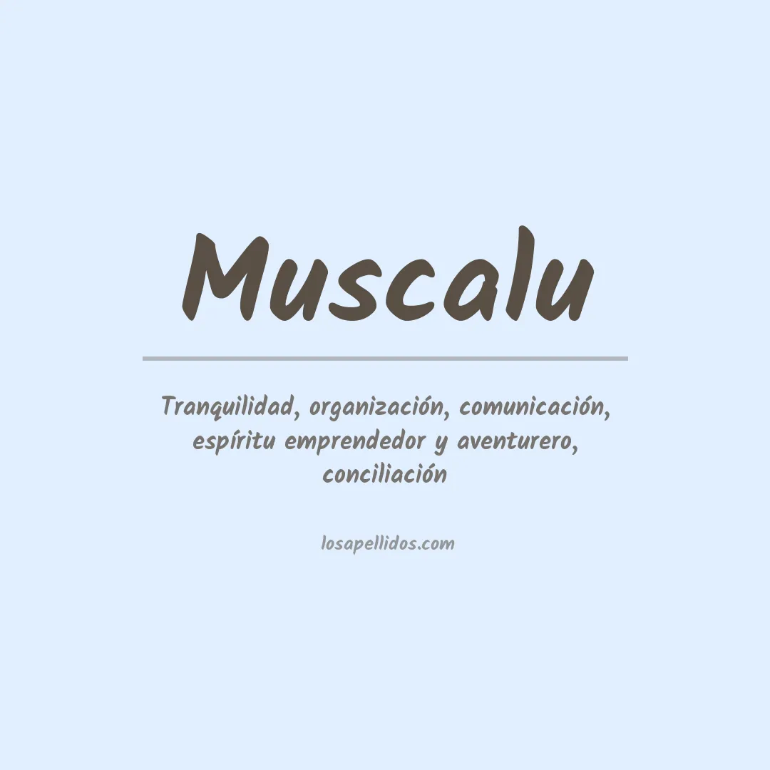 Apellido Muscalu