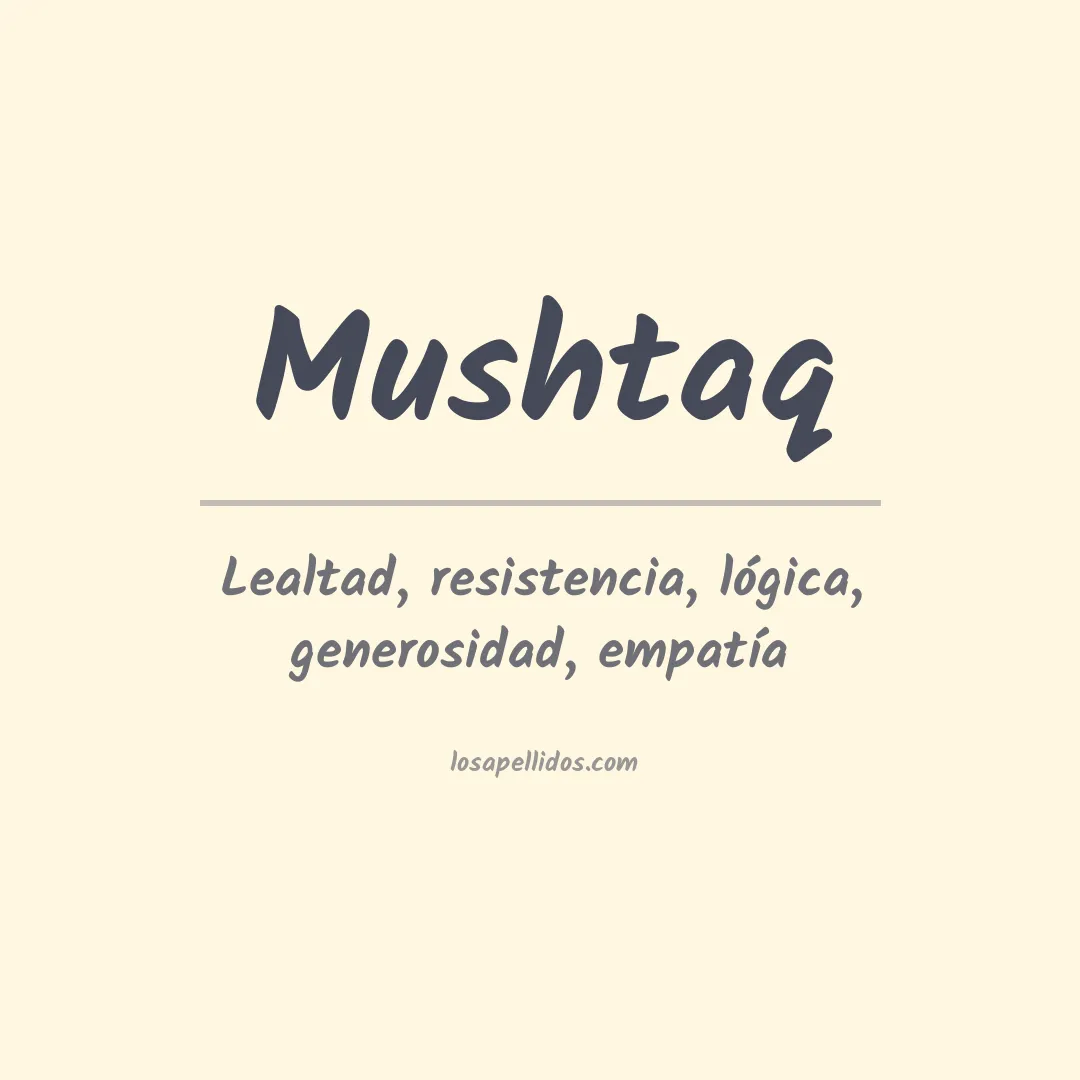 Apellido Mushtaq