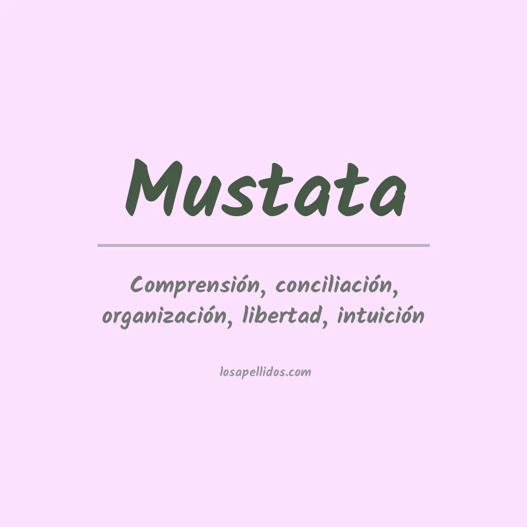 Apellido Mustata
