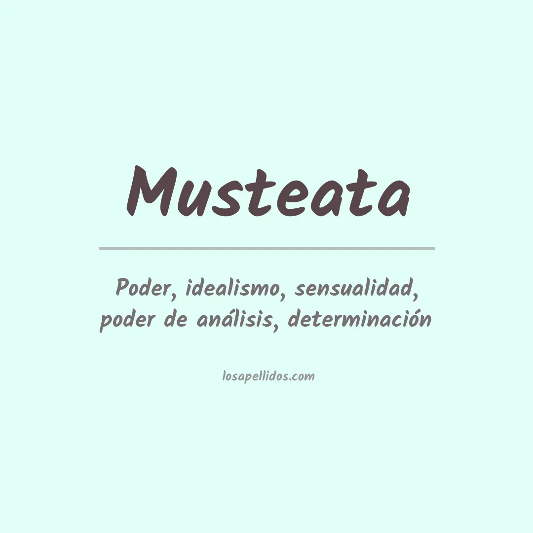 Apellido Musteata