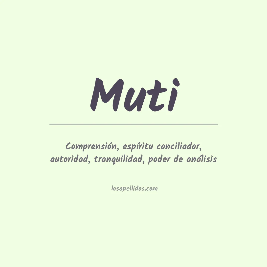 Apellido Muti