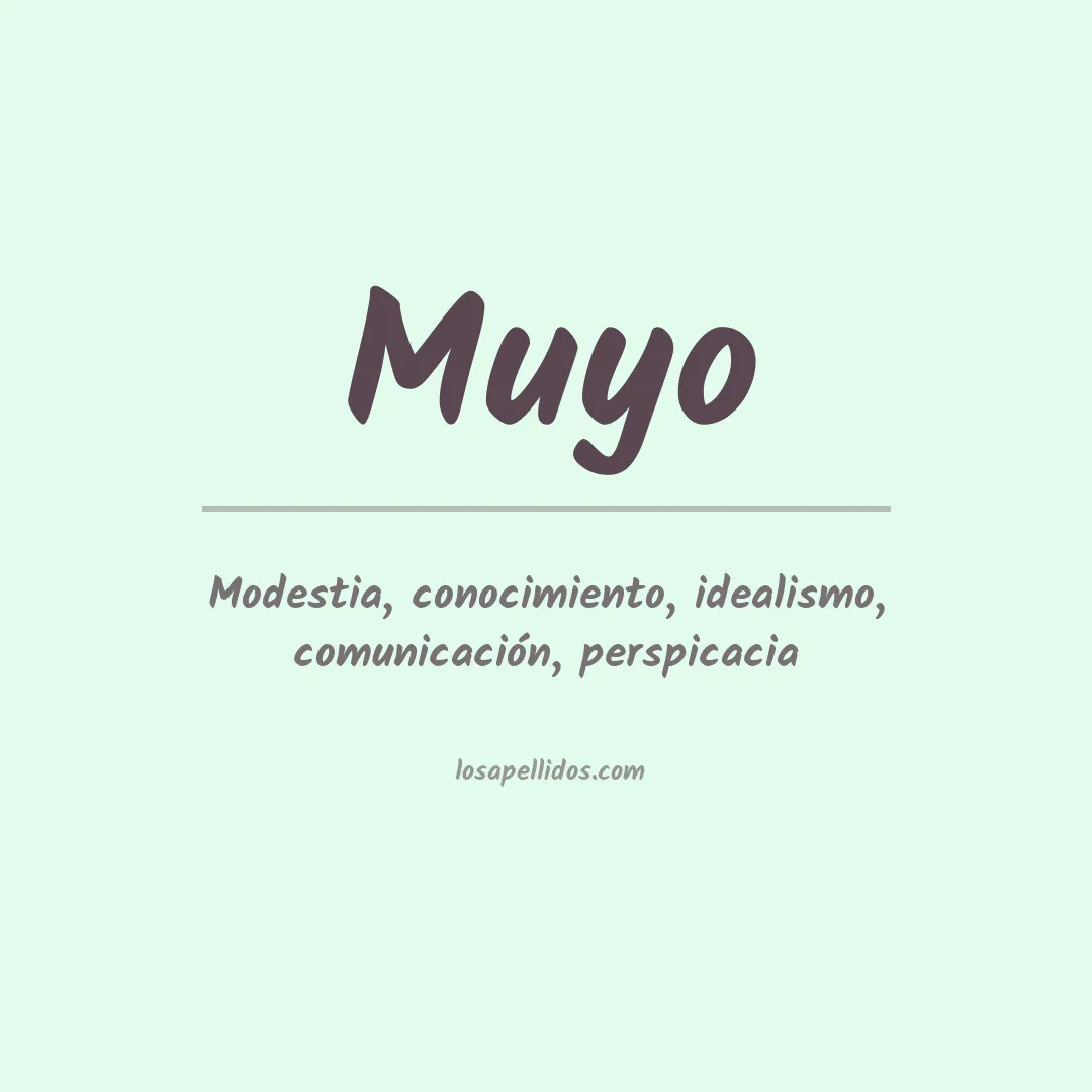 Apellido Muyo