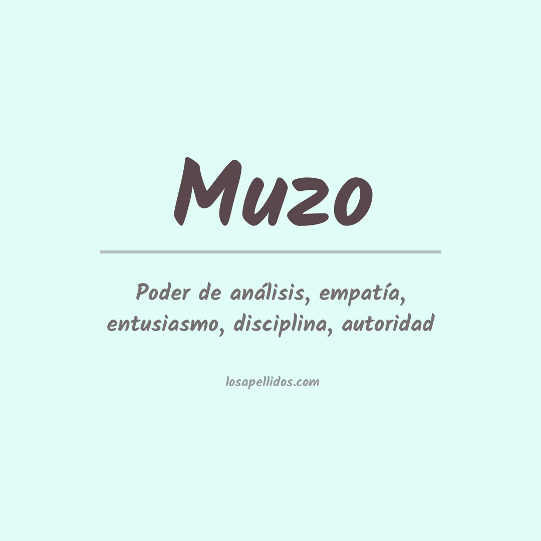 Apellido Muzo
