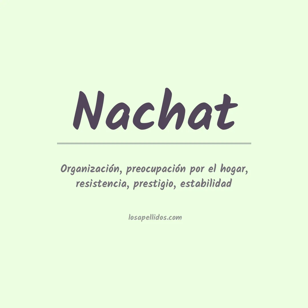 Apellido Nachat