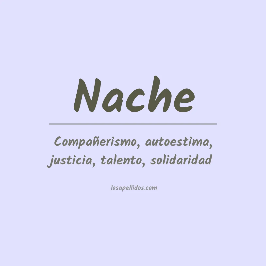 Apellido Nache