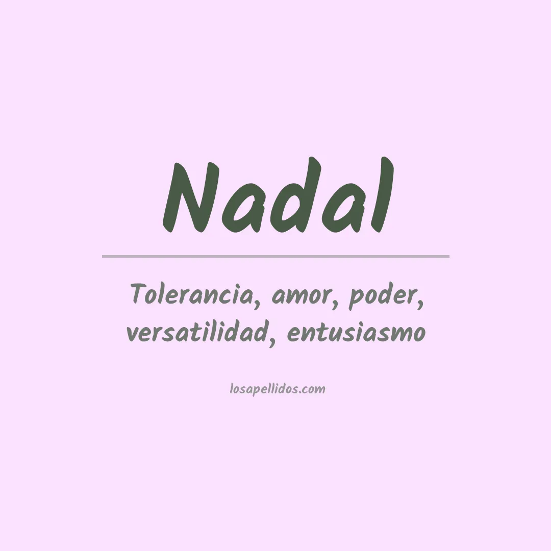 Apellido Nadal