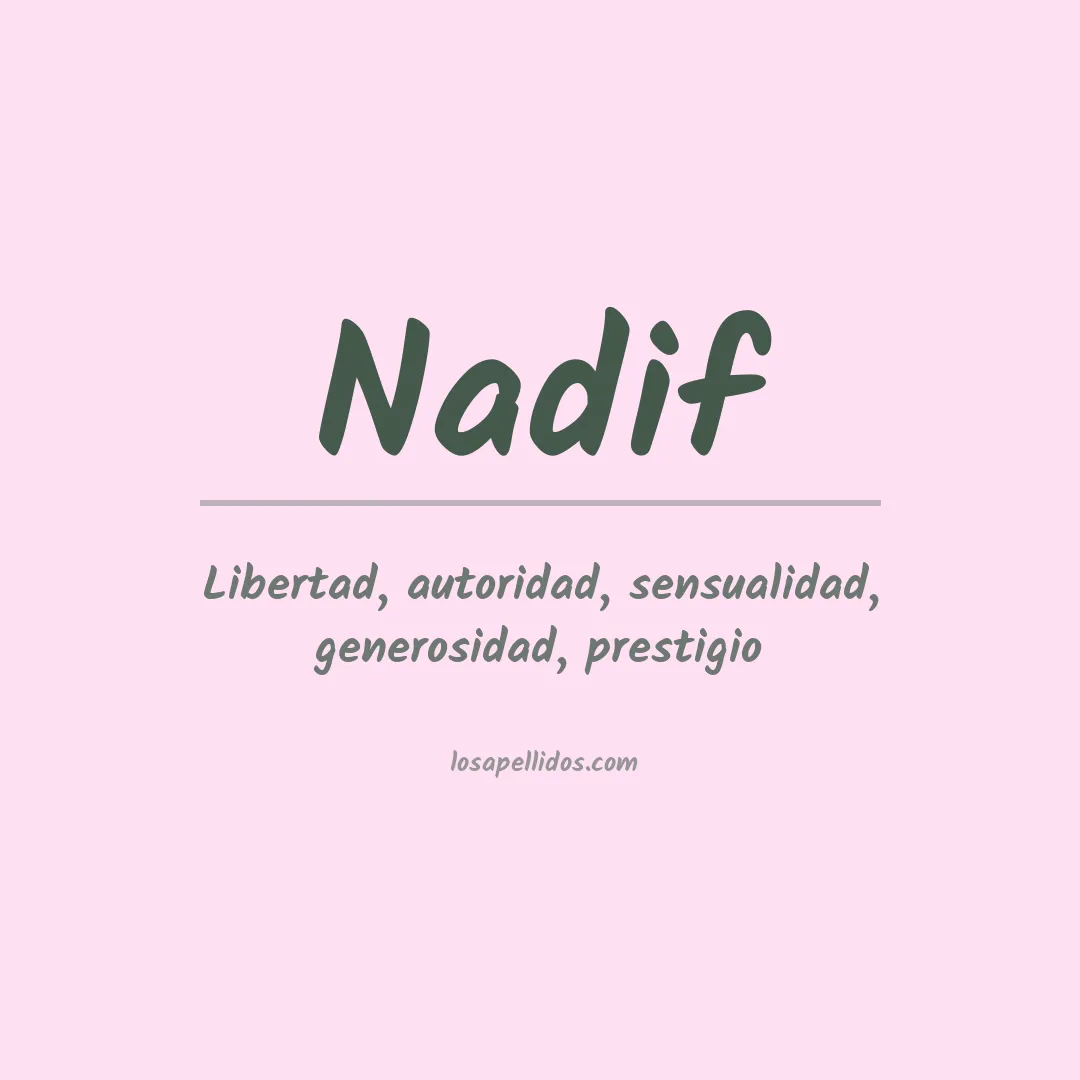 Apellido Nadif