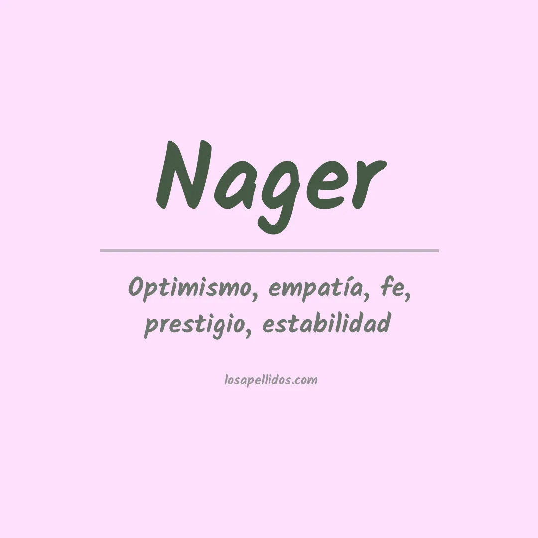Apellido Nager