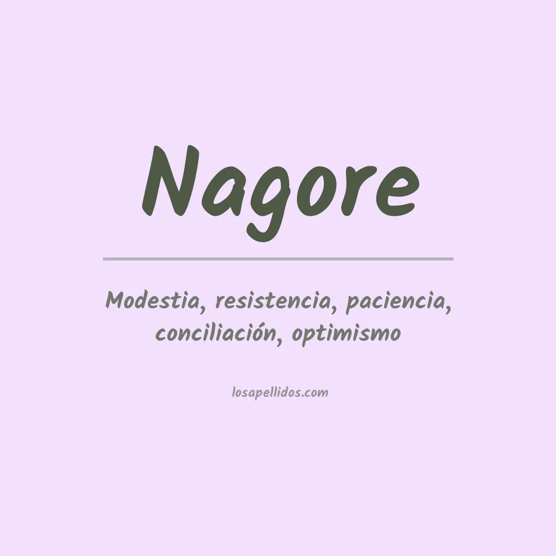 Apellido Nagore