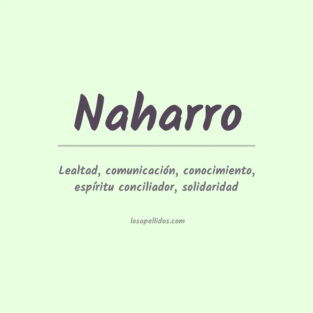 Apellido Naharro