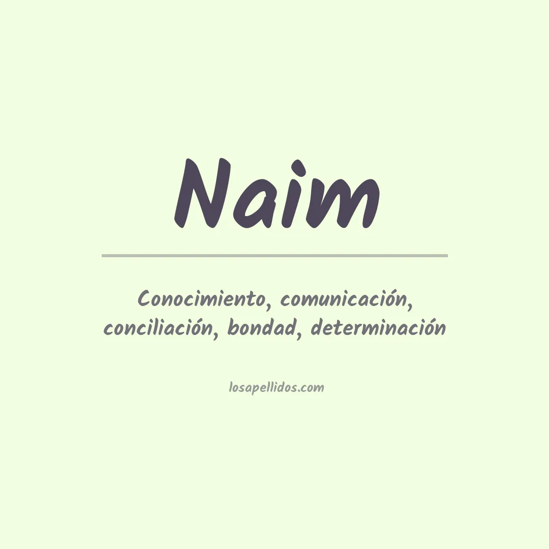 Apellido Naim