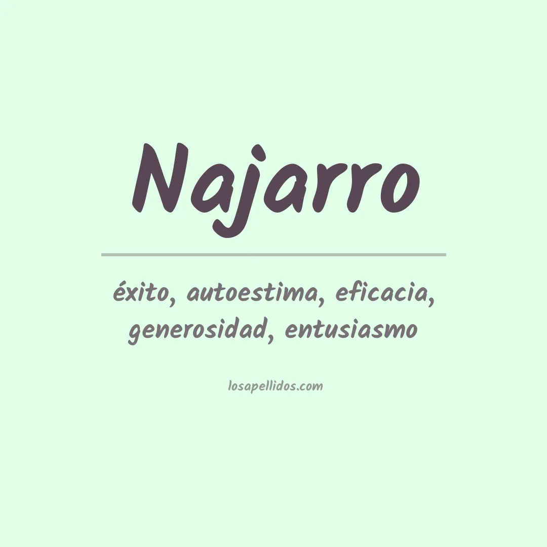 Apellido Najarro