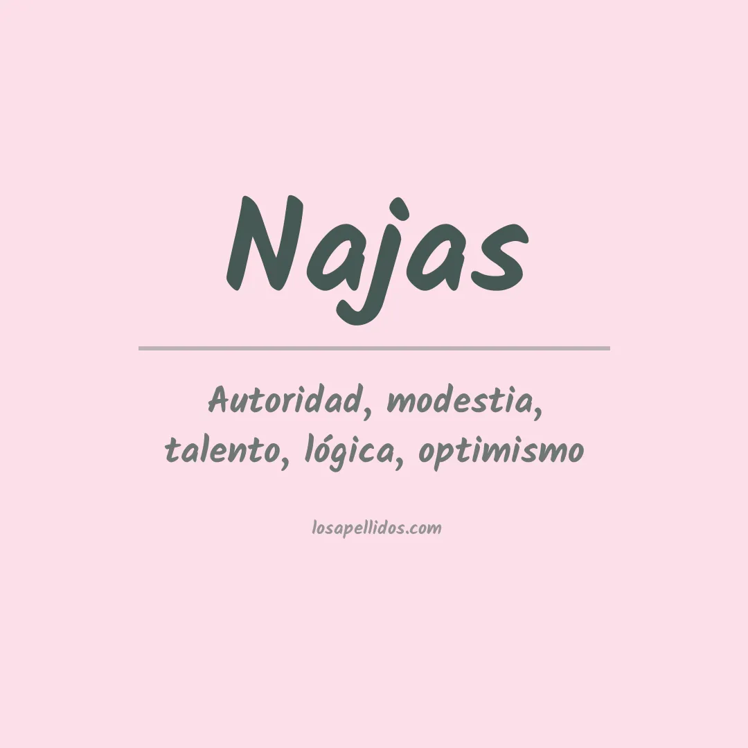 Apellido Najas
