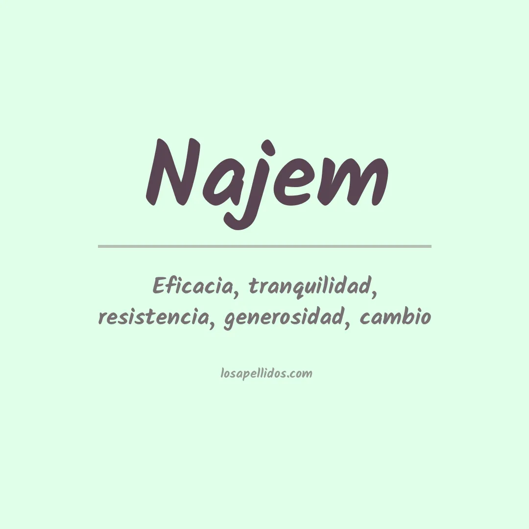 Apellido Najem