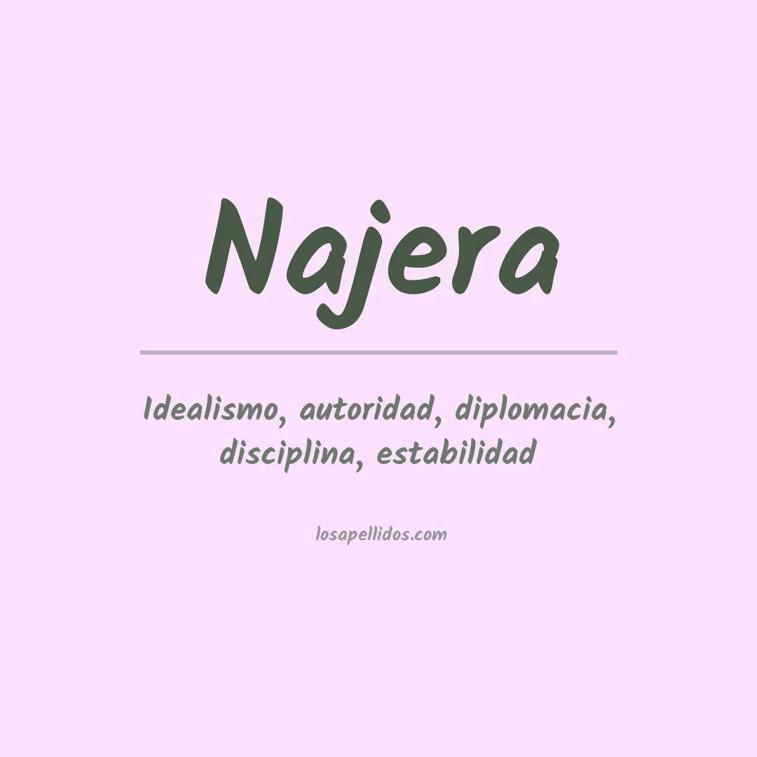 Apellido Nájera