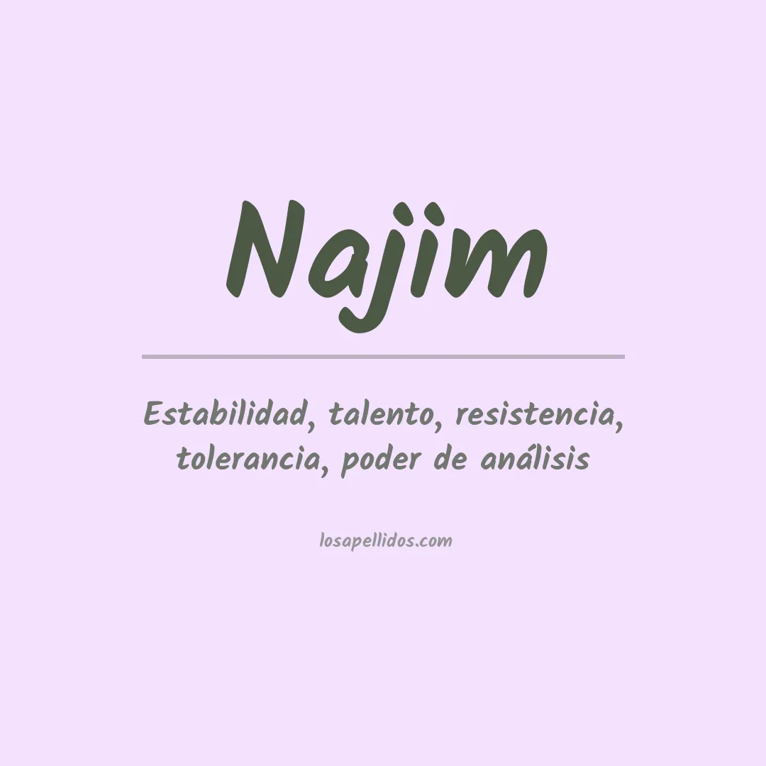 Apellido Najim
