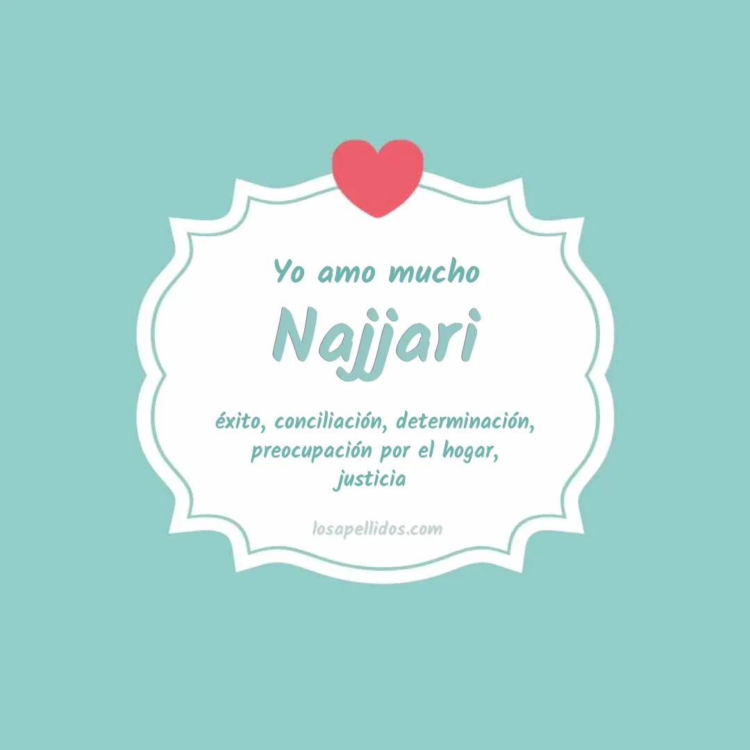 Yo amo mucho Najjari