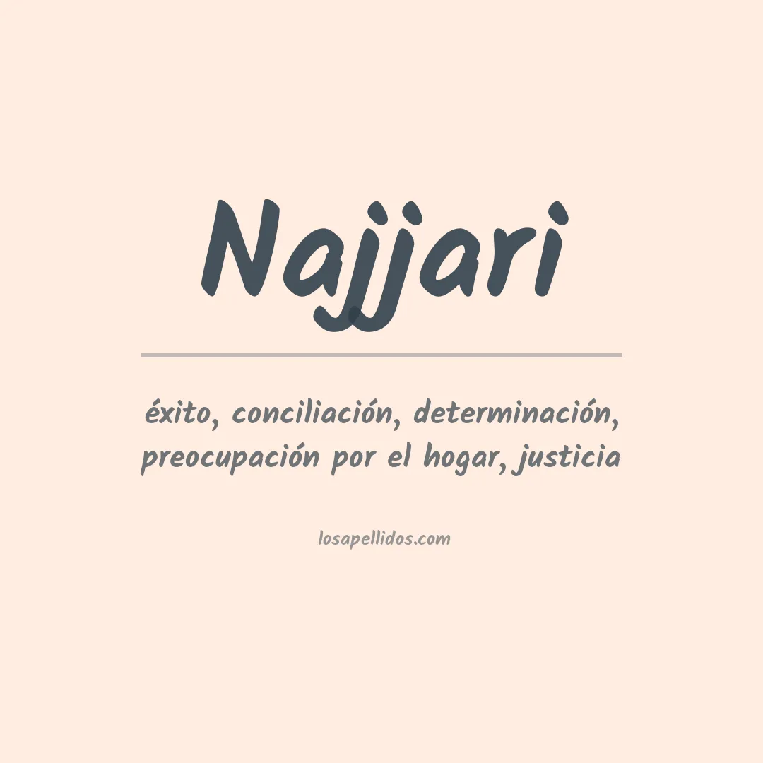 Apellido Najjari