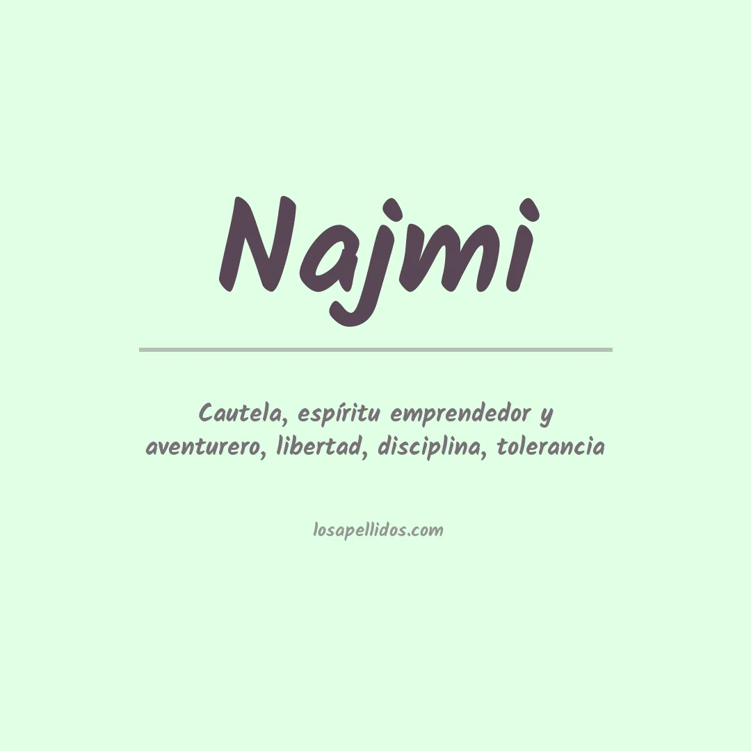 Apellido Najmi