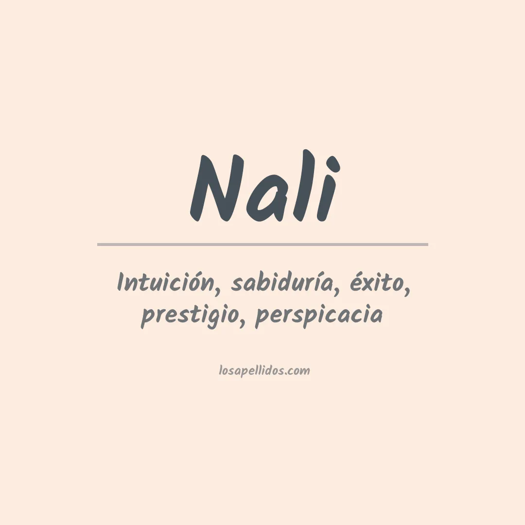 Apellido Nali