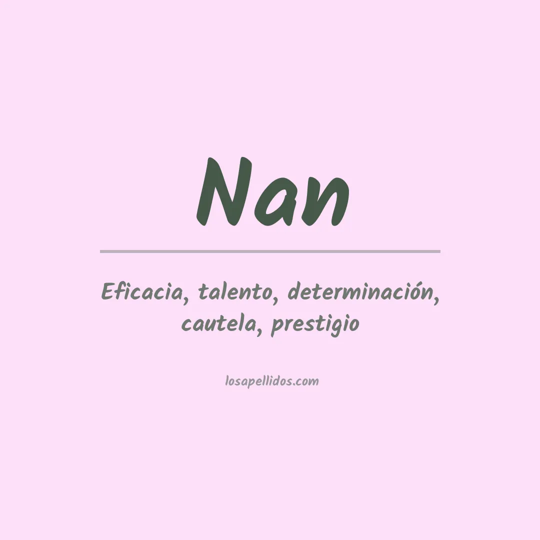 Apellido Nan