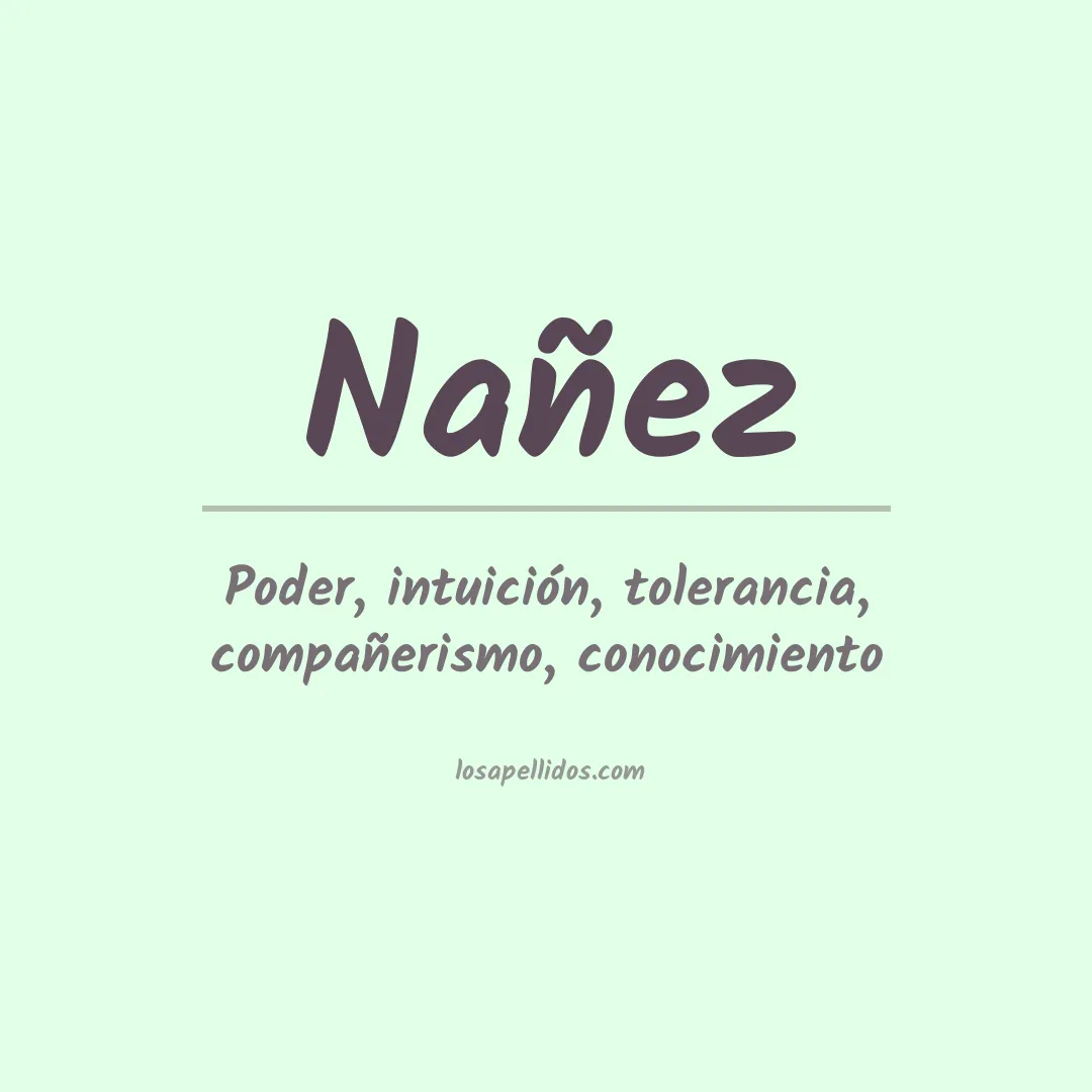 Apellido Nañez