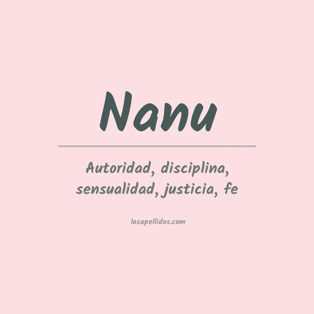 Apellido Nanu