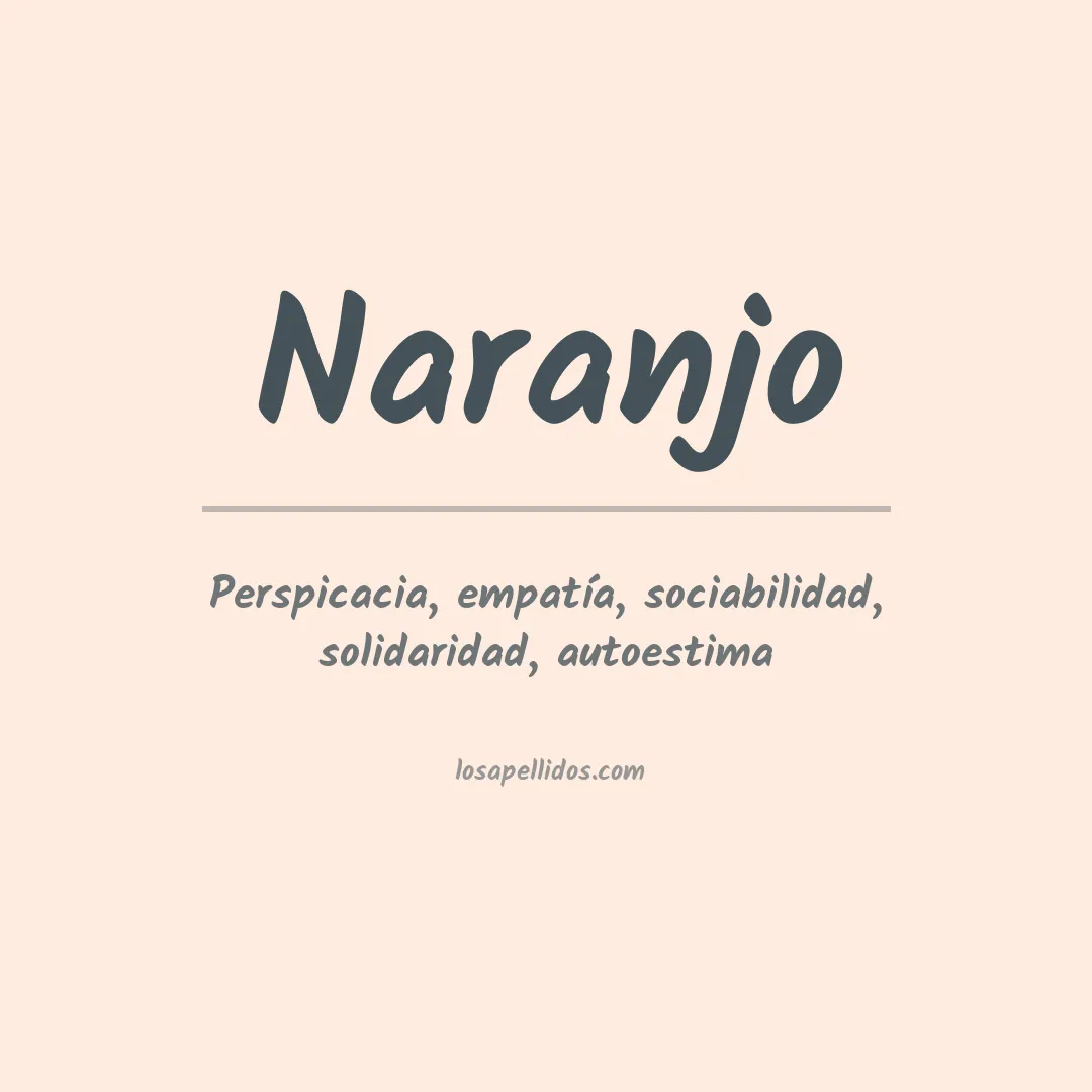 Apellido Naranjo